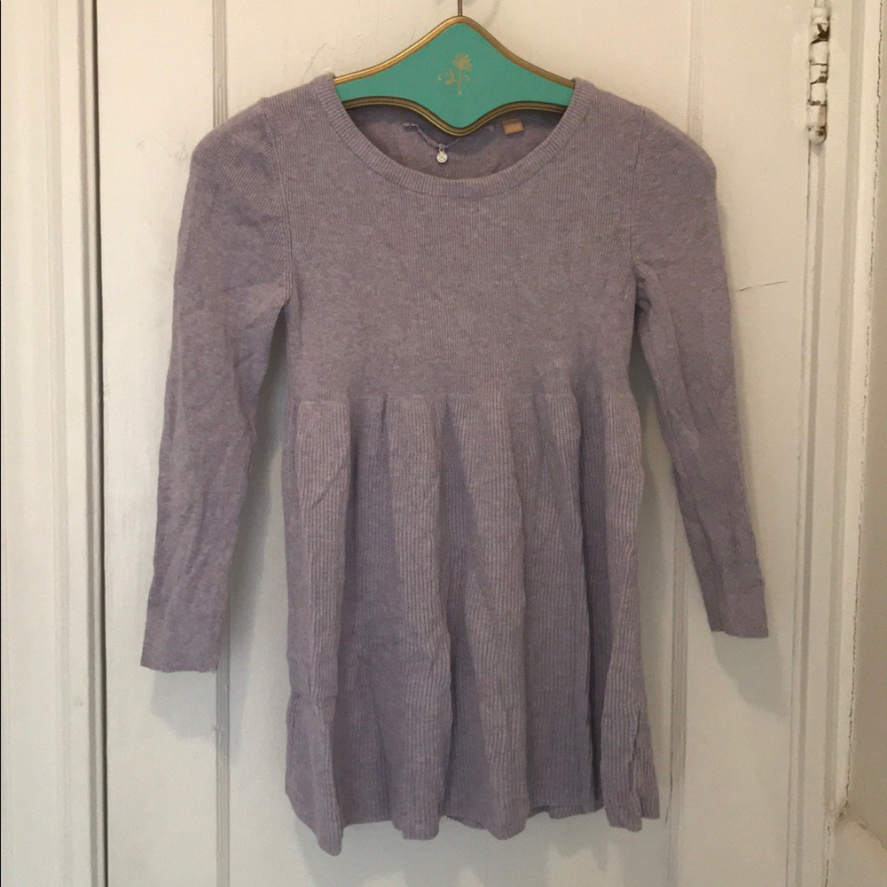 Knitted & Knotted Peplum Tunic Sweater